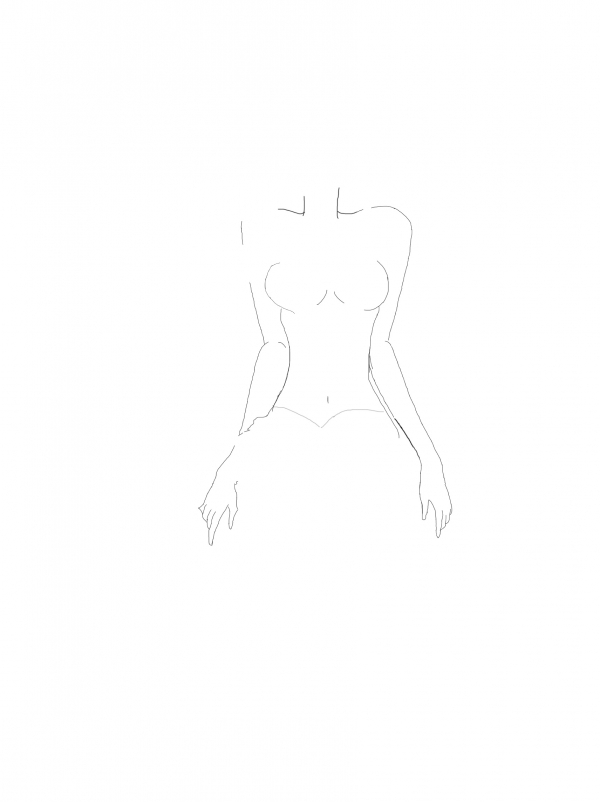 Creation of sweet anime girl: Step 1